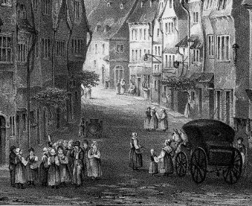 1827-Anreise zum Rochusfest (c) Historische Gesellschaft