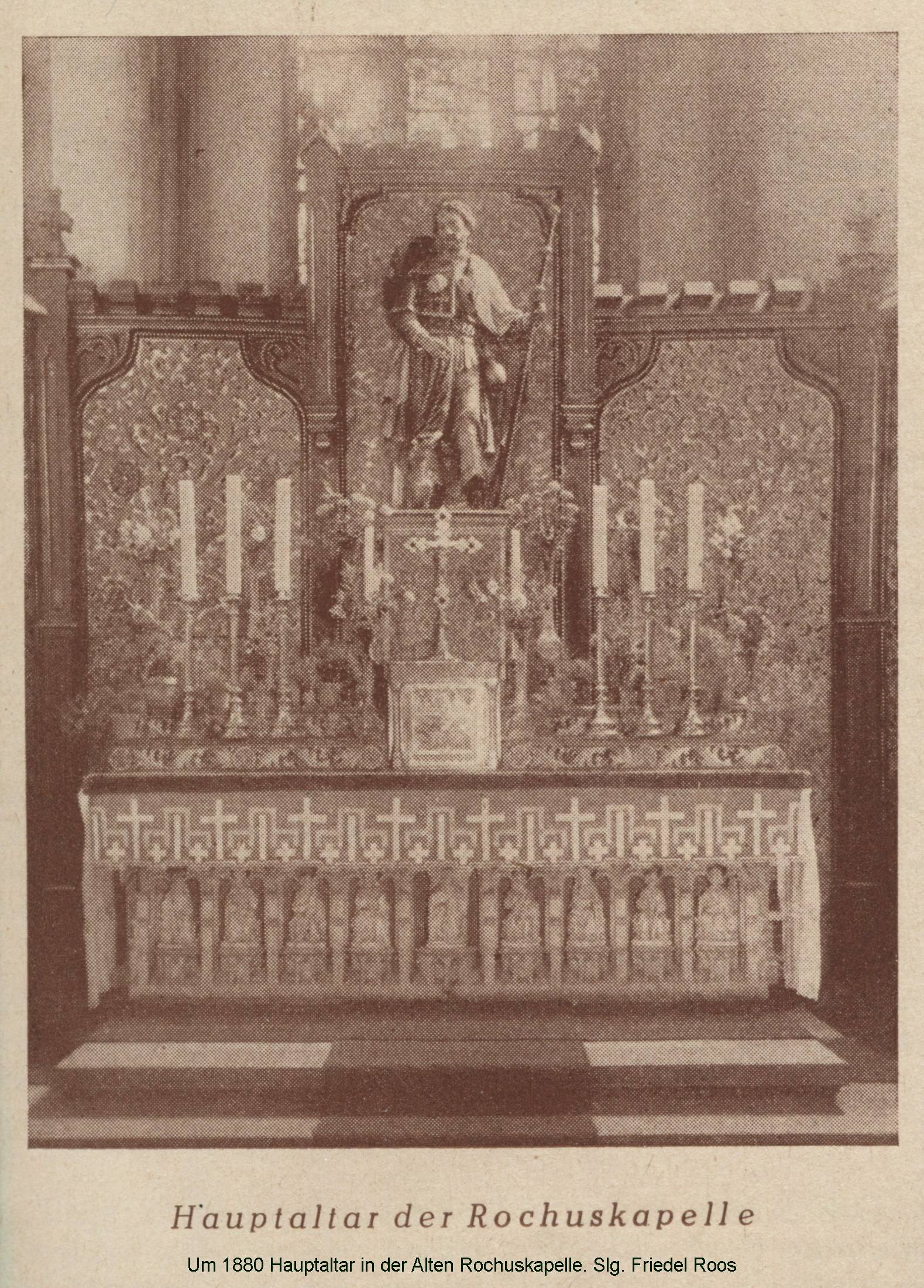 1880-Hauptaltar-Rochuskapelle (c) Slg. Friedel Roos