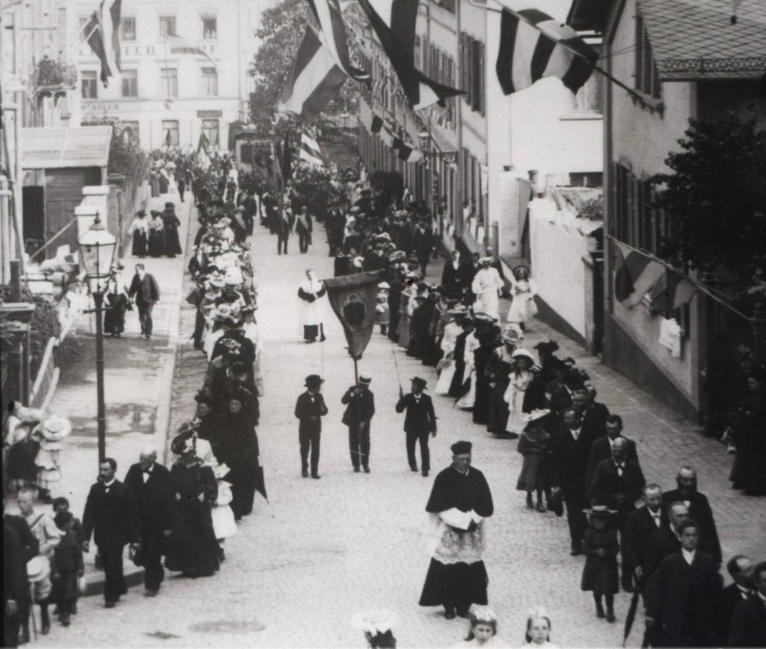 1911-Rochuswallfahrt-Salzstraße-STA (c) Slg STA Bingen