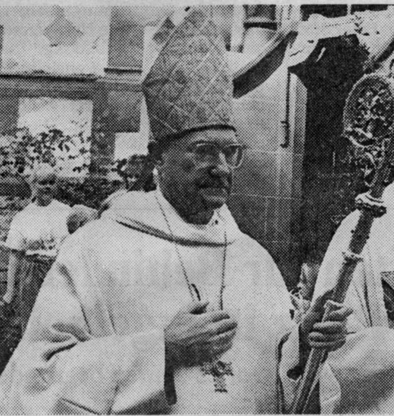 Rochuswallfahrt 1989 mit dem Speyerer Bischof Anton Schlembach (c) Gundlach