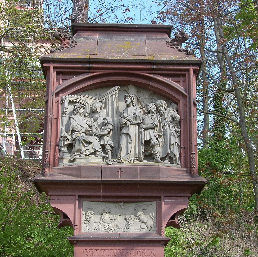 Kreuzweg 1. Station: Verurteilung Jesu durch Pontius Pilatus (c) Foto: Rochusbruderschaft