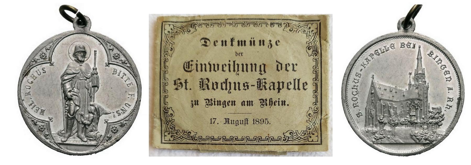 Muenze-1895-Rochuskapelle (c) Bild: Rochusbruderschaft