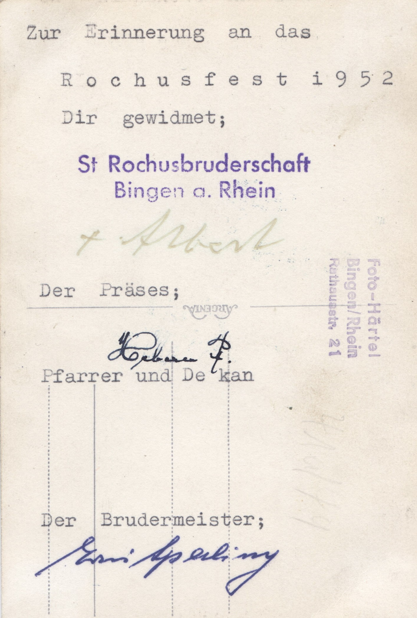 1952-Brudermeister Sperling (c) Michael Born