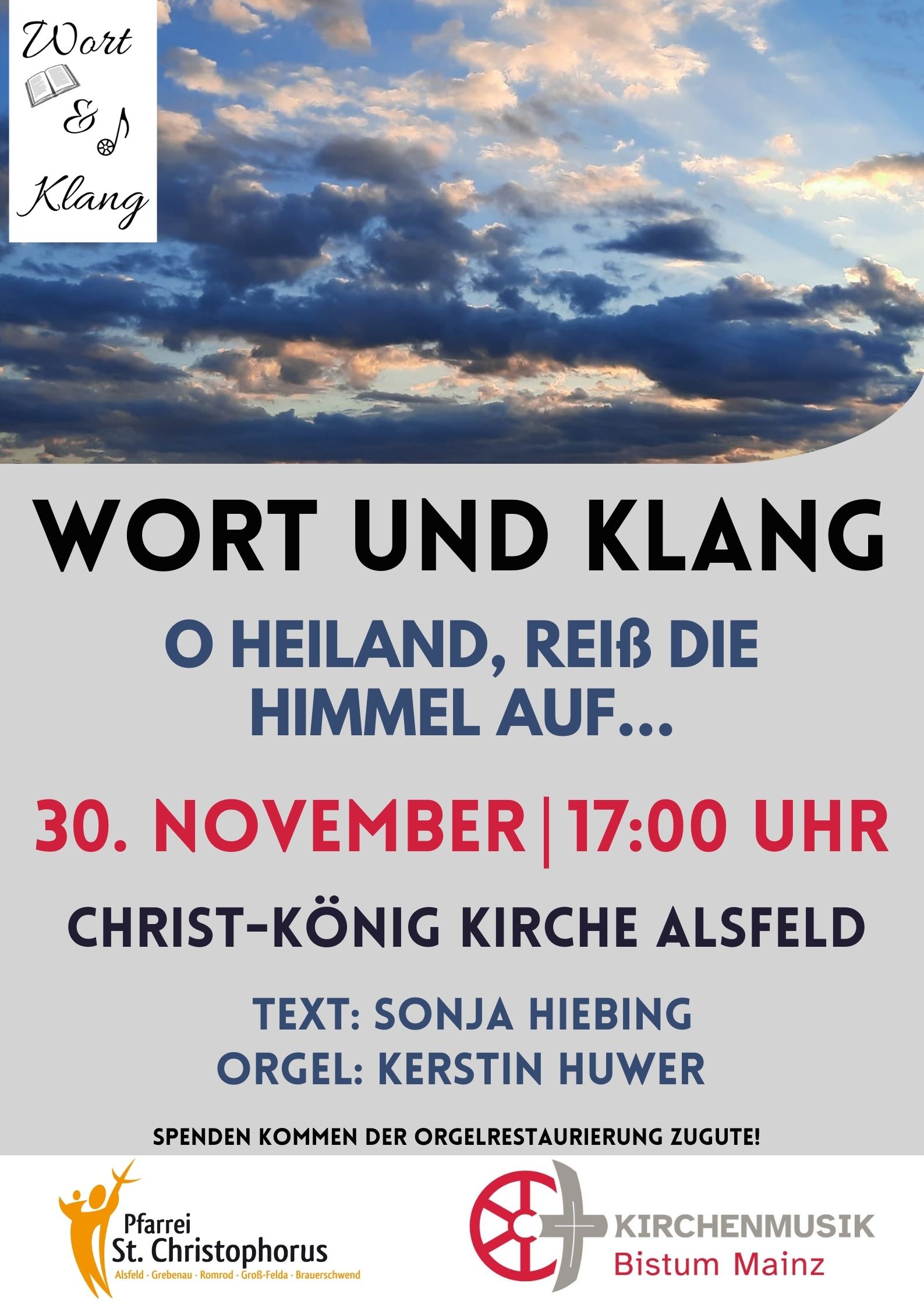 Wort und Klang 30.11.2024 (c) Regionalkantorat Alsfeld