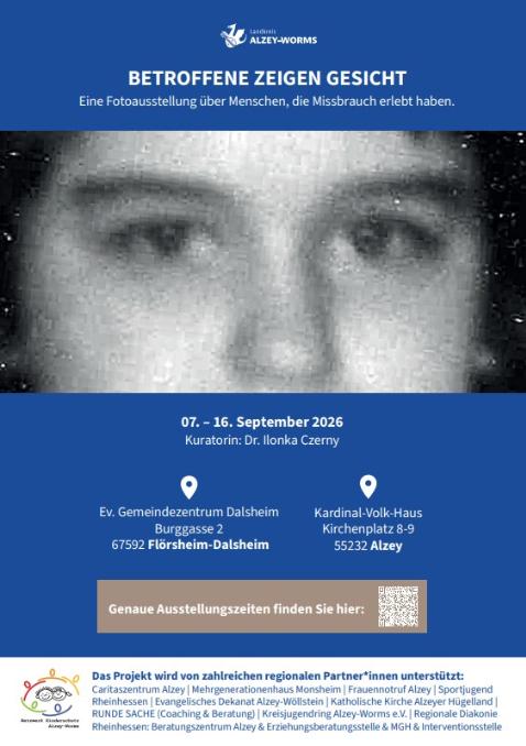 Ausstellung 2026 Betroffene zeigen Gesicht (c) Kreis AZ-Wo/PG Alzeyer Hügelland/PG Alzey-Land St. Hildegard