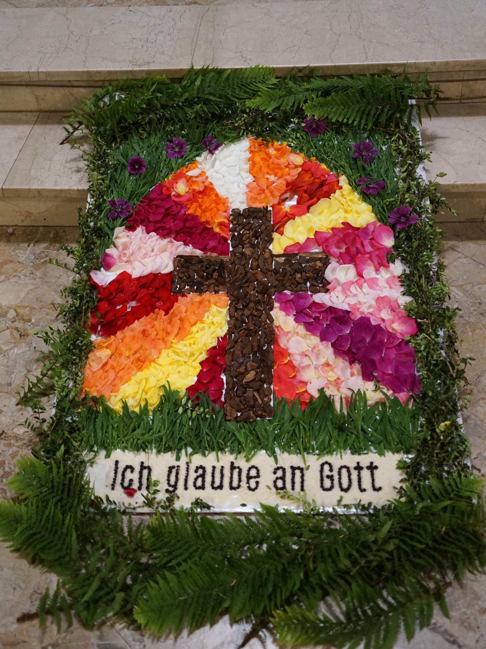 Fronleichnam 2026 Blumenbild