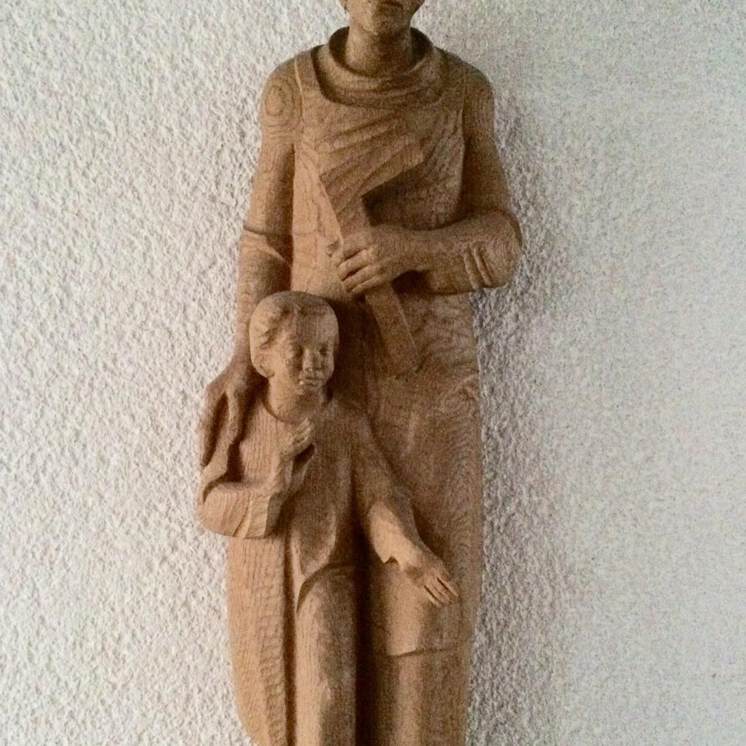 Figur Joseph und Jesus