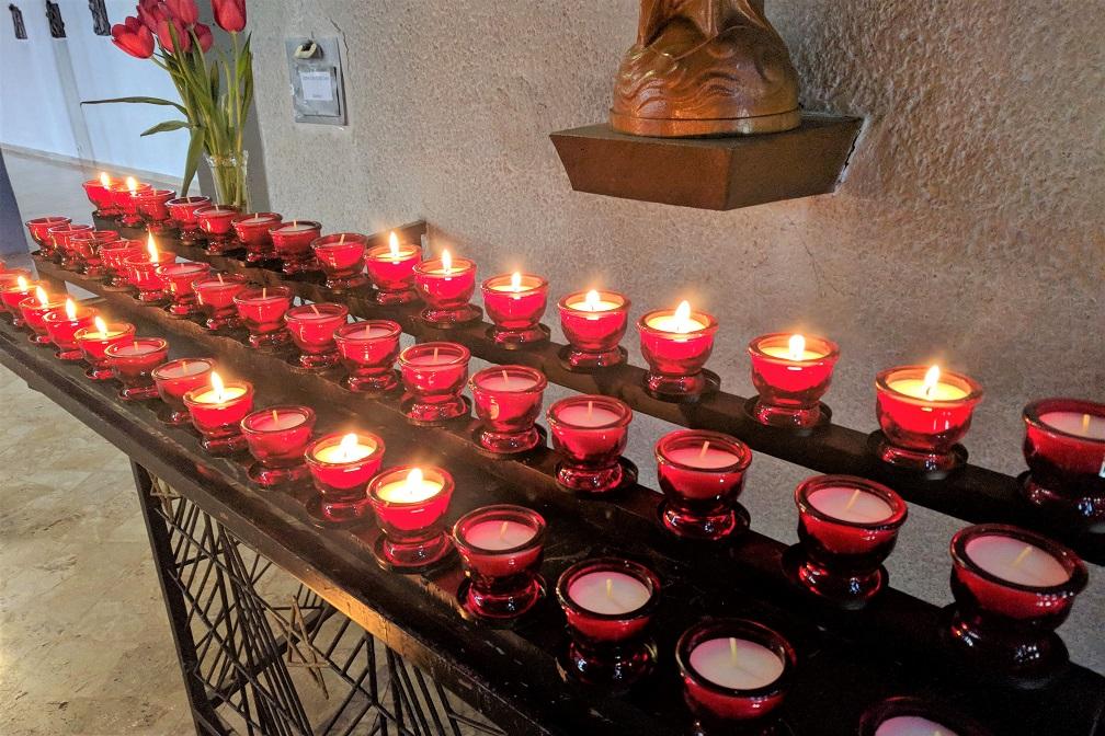 Kerzen in St. Joseph