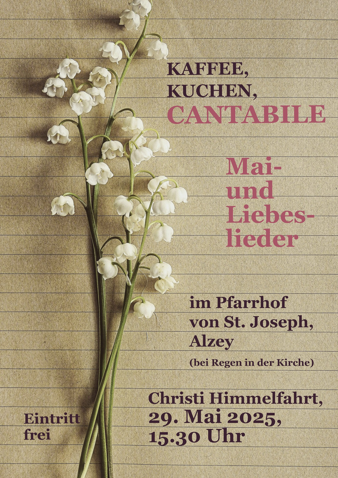 Konzert Cantabile Mai 2025 (c) Cantabile Alzey
