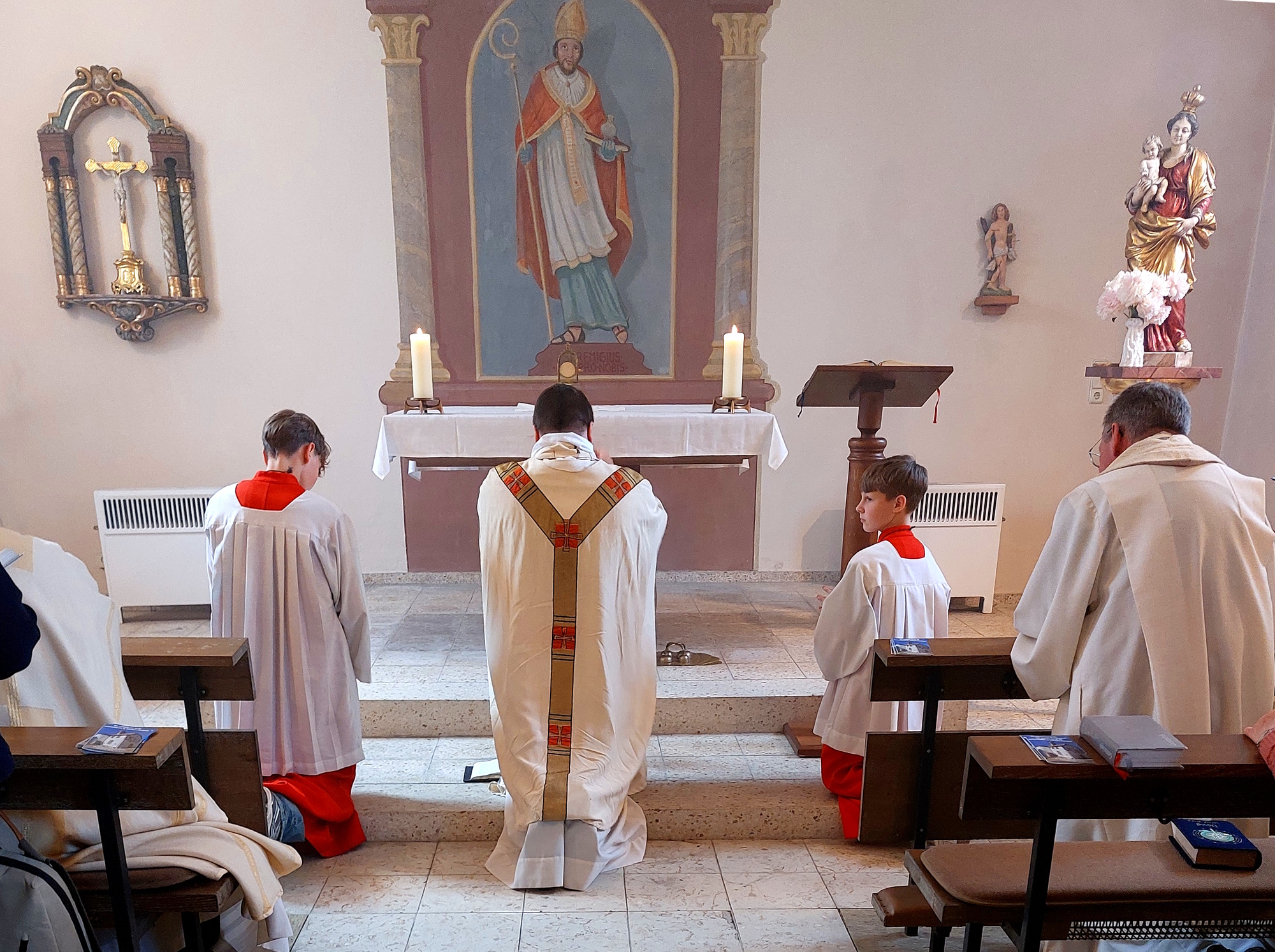 Letzte Heilige Messe - Rathauskapelle St. Remigius Flomborn (2026-06-12) - 2 (c) Pfr. Wornath