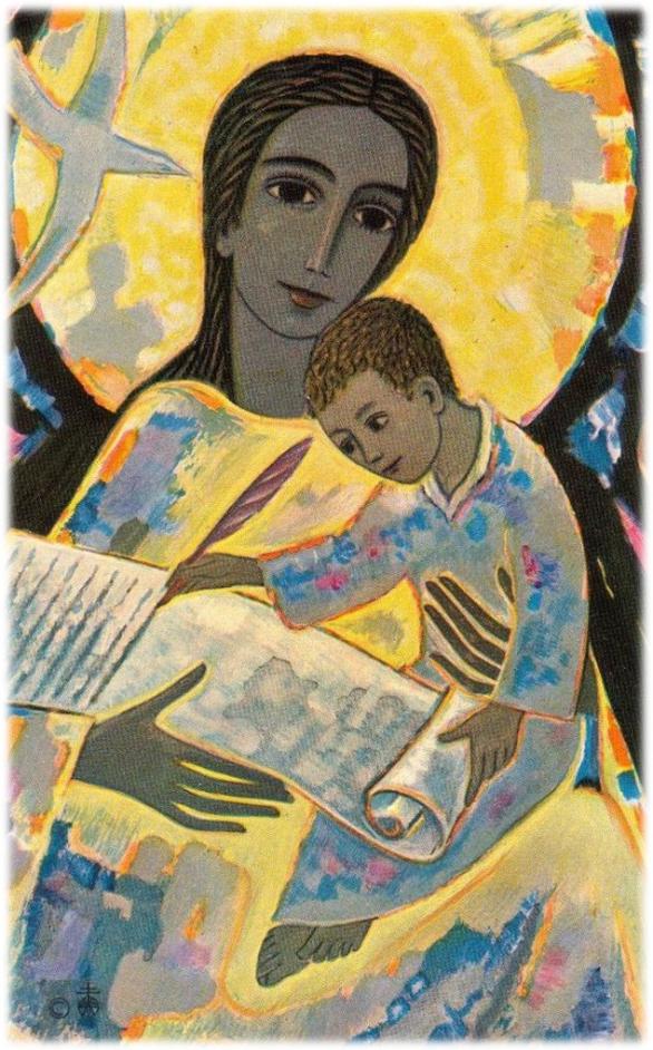 Marien-Monat Mai - 2026 Bild1 Mutter Maria mit Jesus  -  Jakob Häne (1913–1978) (c) A. Otten