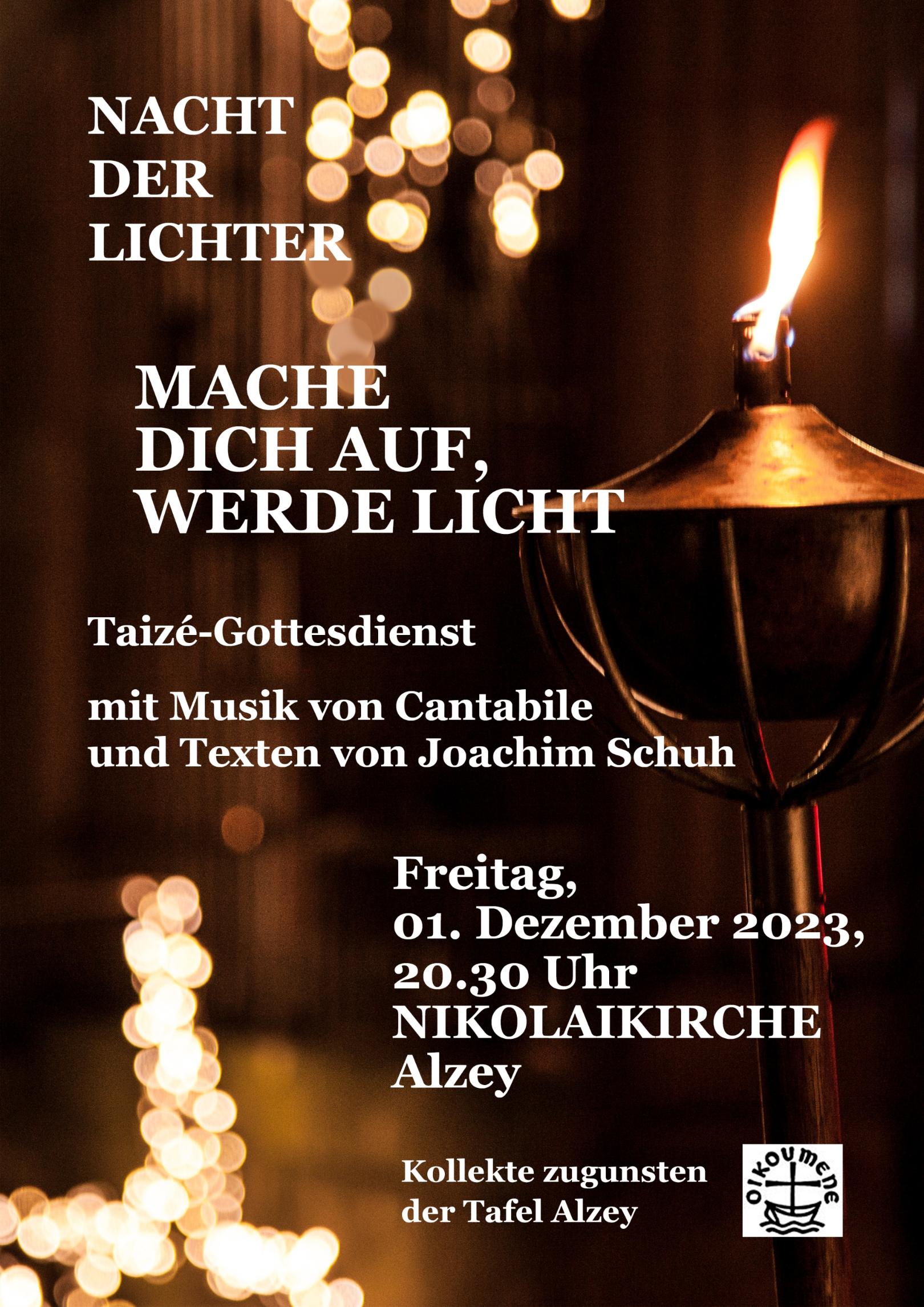 Nacht der Lichter Dezember 2023 (c) Cantabile Alzey