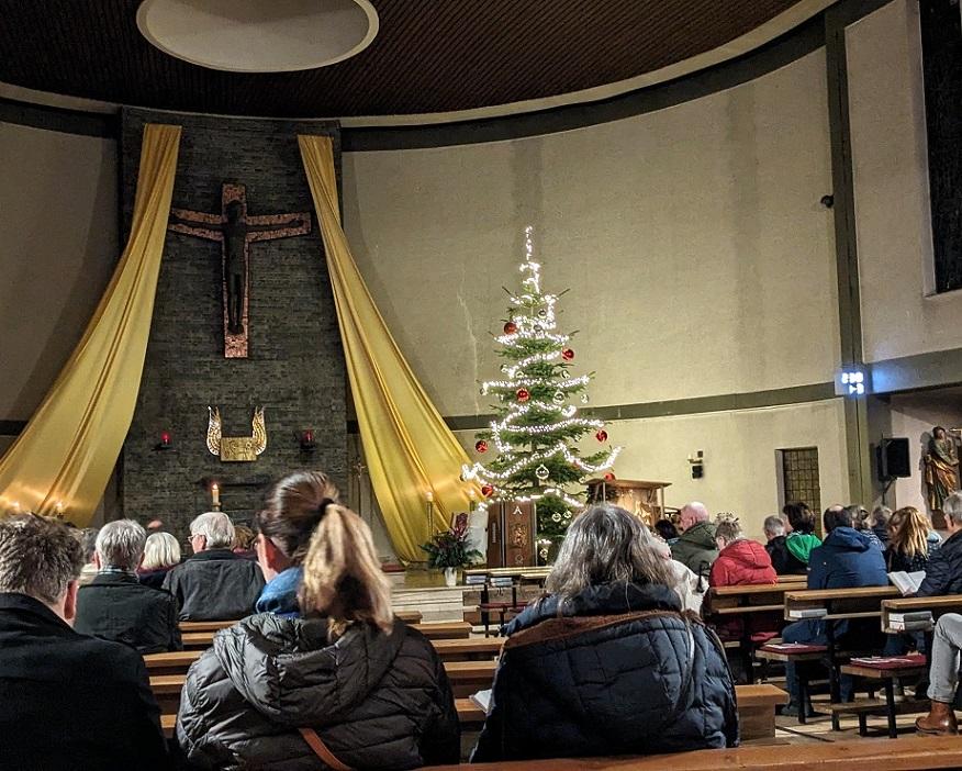 Weihnachtsliedersingen in St. Joseph Alzey 