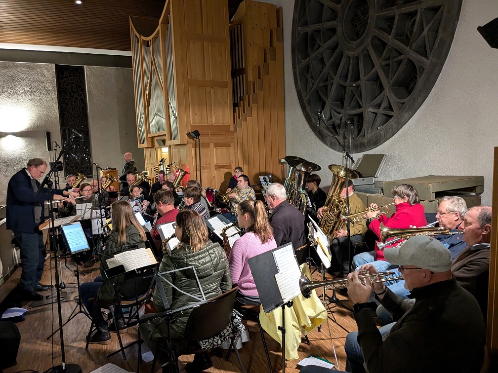 Abschlussgottesdienst Radio Horeb, KMVs und Musica Sacra auf der Empore in St. Joseph Alzey (c) up