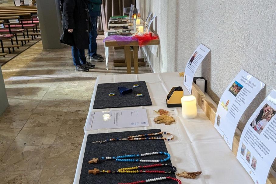 Rosenkranz Ausstellung in St. Joseph Alzey