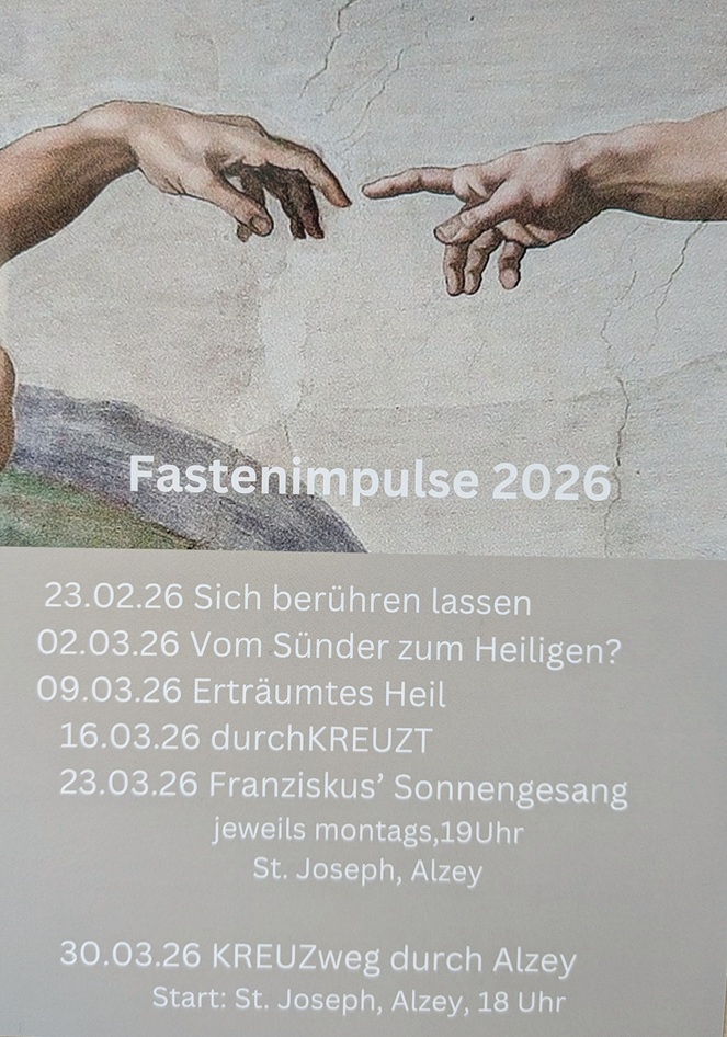 Flyer mit Daten zu Impuls Treffen (c) PR D. Gilbert