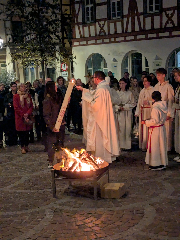 Osterfeuer in Alzey 2026