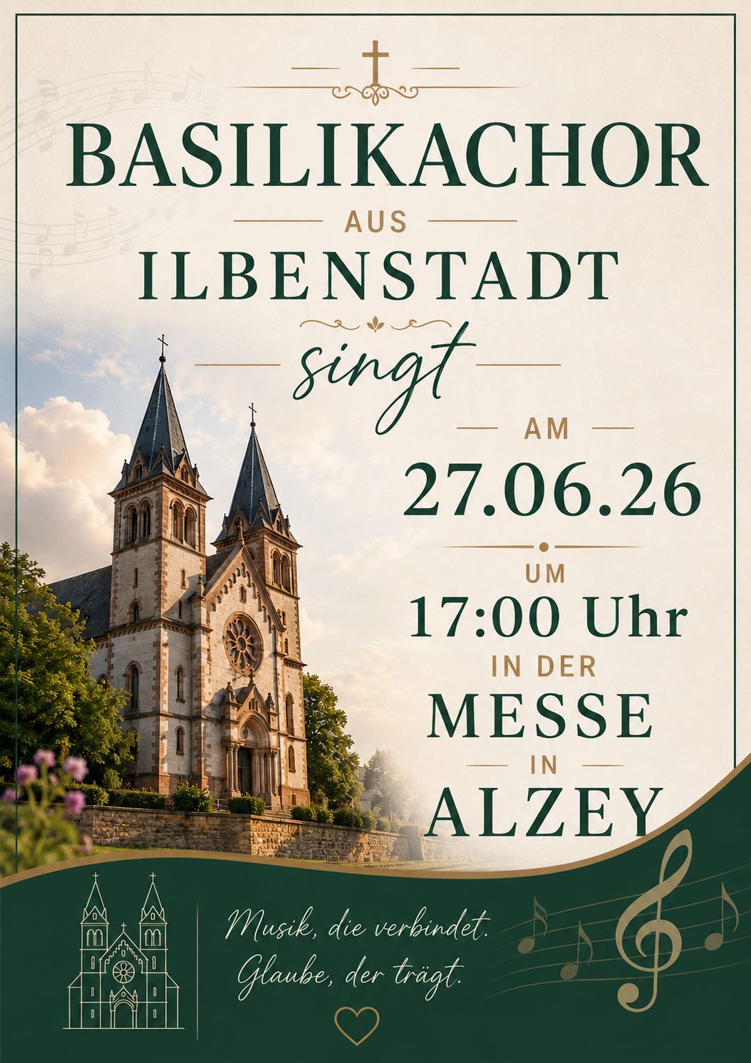 Plakat - Basilika Chor Ilbenstadt in St. Joseph Alzey (c) Pfr. Wornath