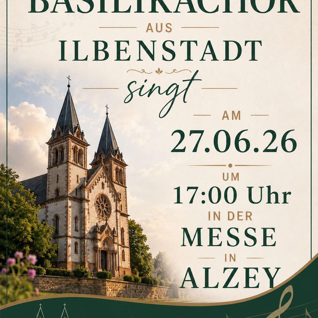 Plakat - Basilika Chor Ilbenstadt in St. Joseph Alzey