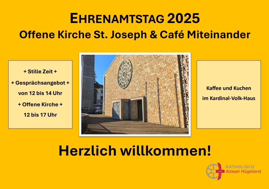 Plakat - Ehrenamtstag 2025 St. Joseph