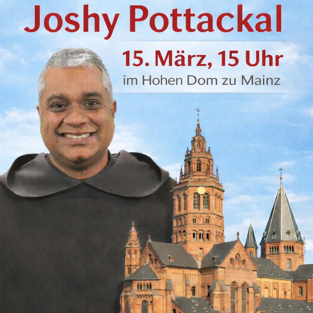 Plakat - Fahrt zur Bischofsweihe P. Joshy Pottakal