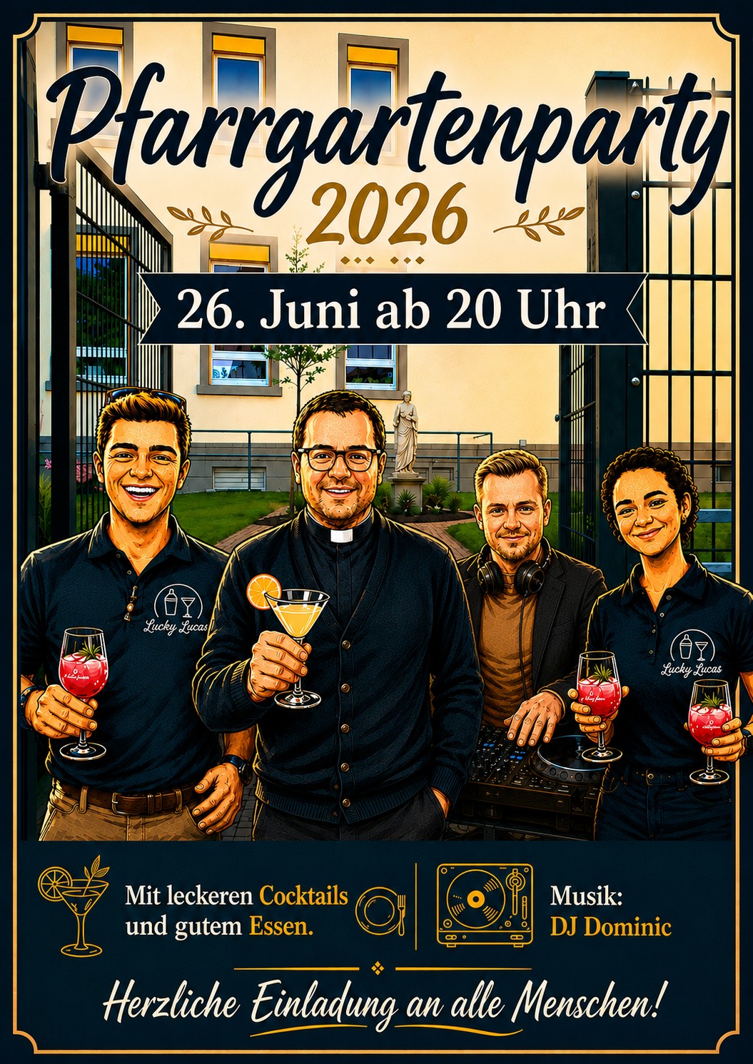 Plakat - Pfarrgartenparty 2026