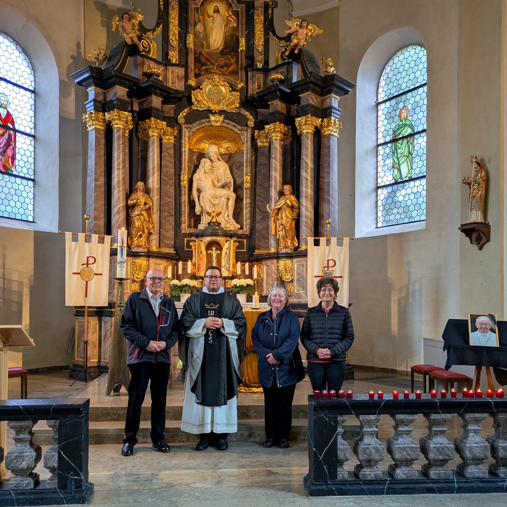 Requiem Papst Franziskus in Erbes-Büdesheim