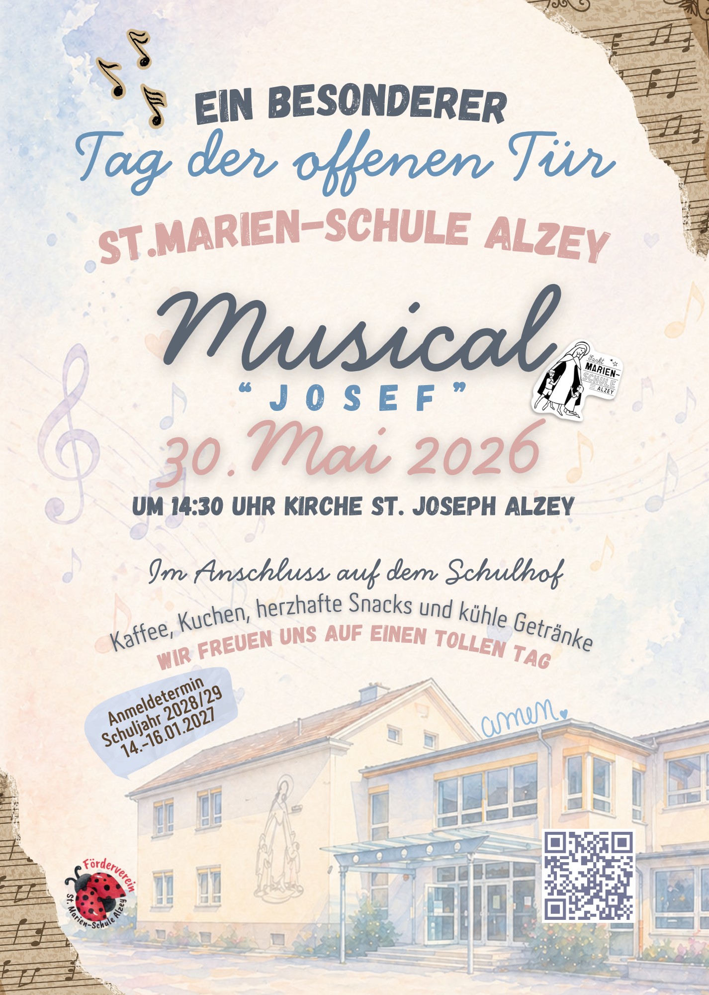 St. Marien Schule Josef Flyer