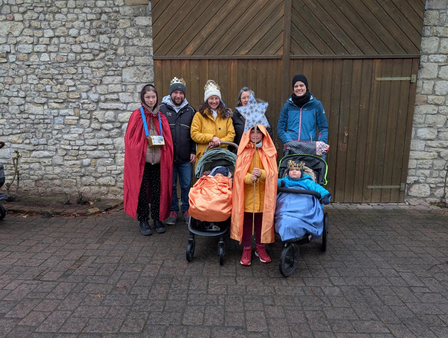 Sternsingergruppe in Eppelsheim 2026 (c) K. Grün