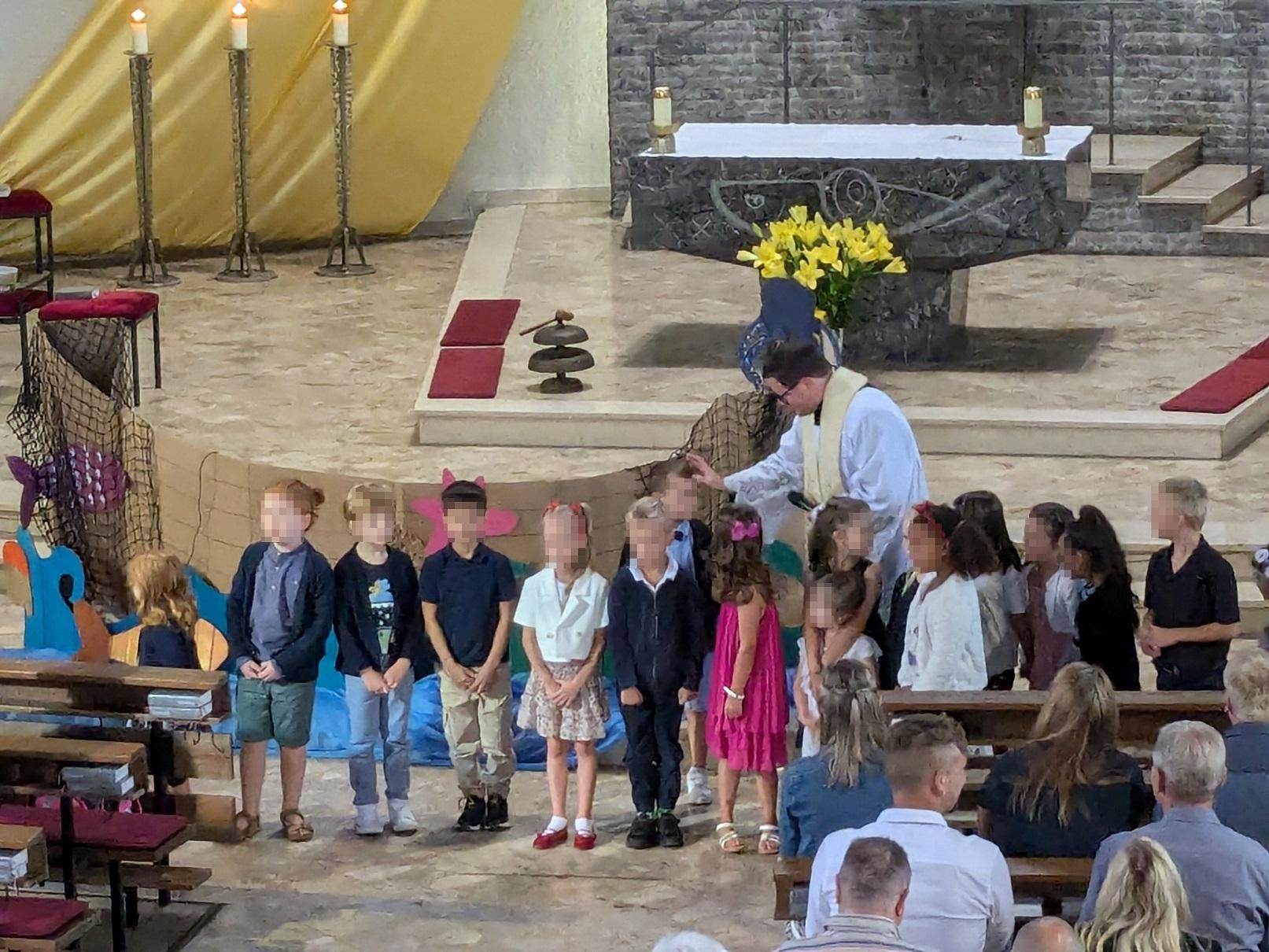 Gottesdienst zum Schulanfang in St. Joseph Alzey 2024 mit Segen für die Kinder