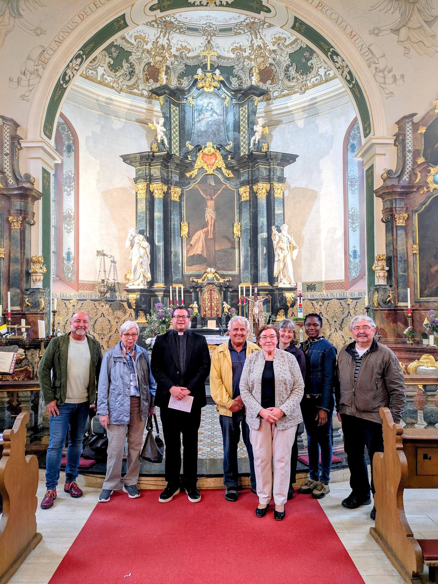 Wallfahrt Philipp von Zell 2026, Pilgergruppe aus dem Alzeyer Hügelland (c) Pfr. Wornath