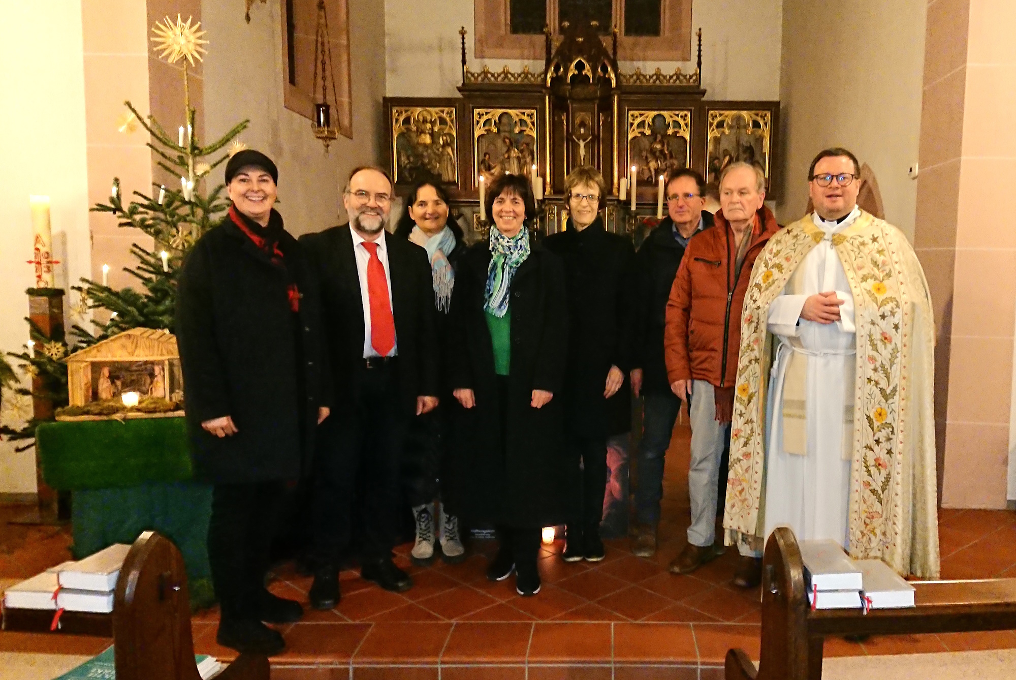 Weihnachtsvesper 2023 in St. Martin Framersheim (c) Pfarrer Wornath