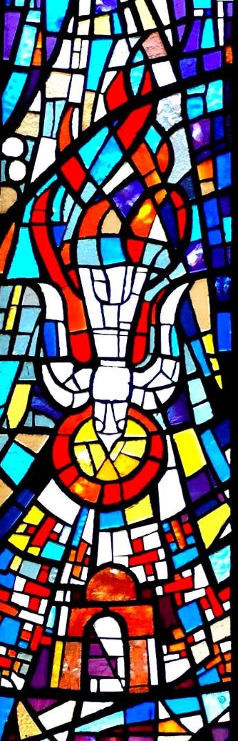 Fenster acht der Seitenfenster in St. Joseph Alzey