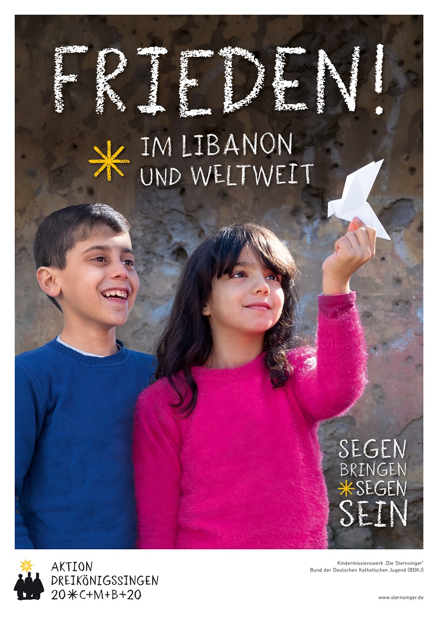 Plakat Sternsinger 2020 (c) Kindermissionswerk Sternsinger