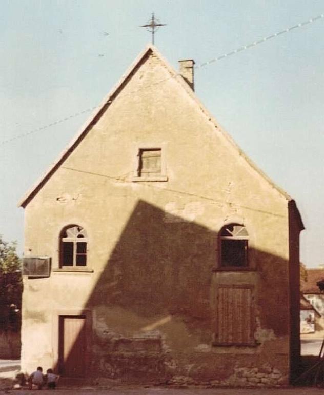 Ehemalige Kirche Dittelsheim vor Abriss
