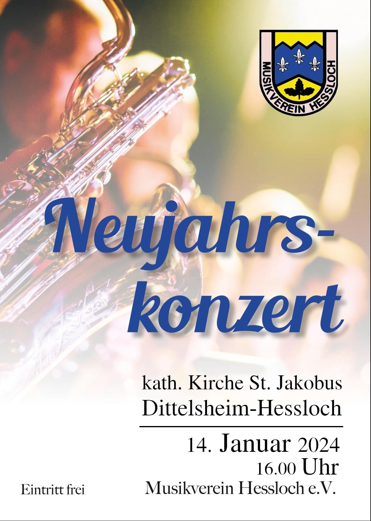 Neujahrskonzert 2024 Musikverein Heßloch