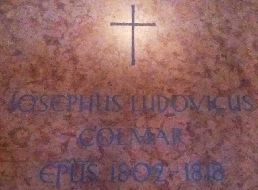 St. Jakobus Grabplatte Colmar im Mainzer Dom