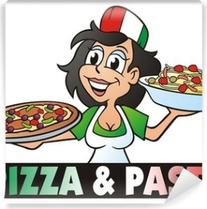 fototapeten-pizza-pasta-madchen (c) skh