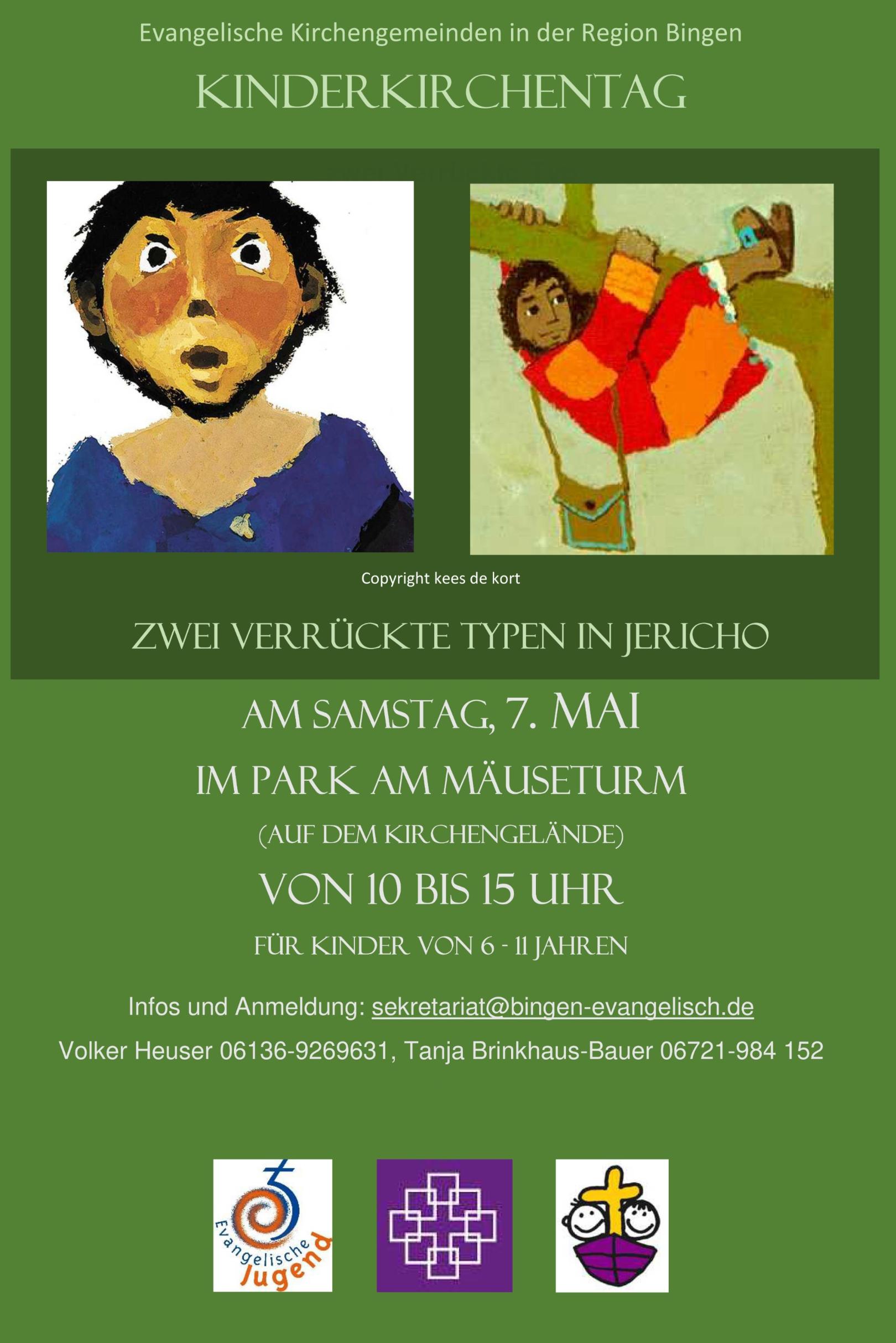 Plakat Kinderkirchentag (c) Evangelische Kirchengemeinden in der Region Bingen