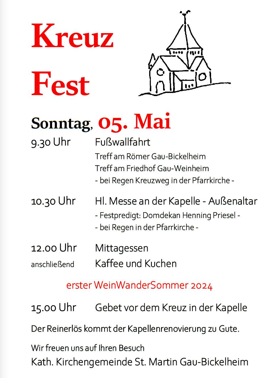 2024.05.05_Gau-Bickelheim_Kreuzfest (c) Kath. Kirchengemeinde St. Martin Gau-Bickelheim