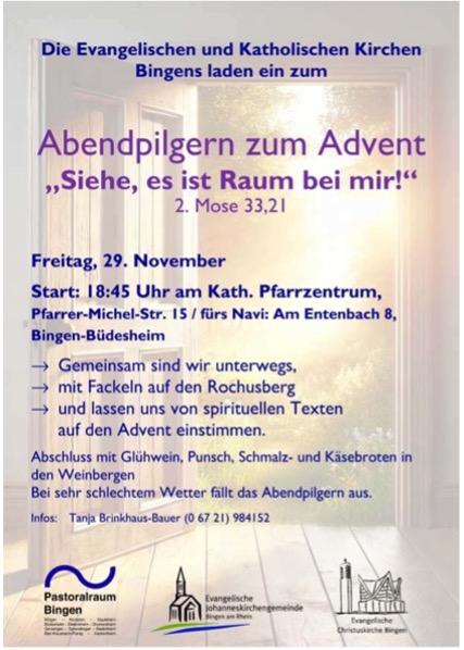 Adventpilgern (c) Evangelische Johanneskirchengemeinde