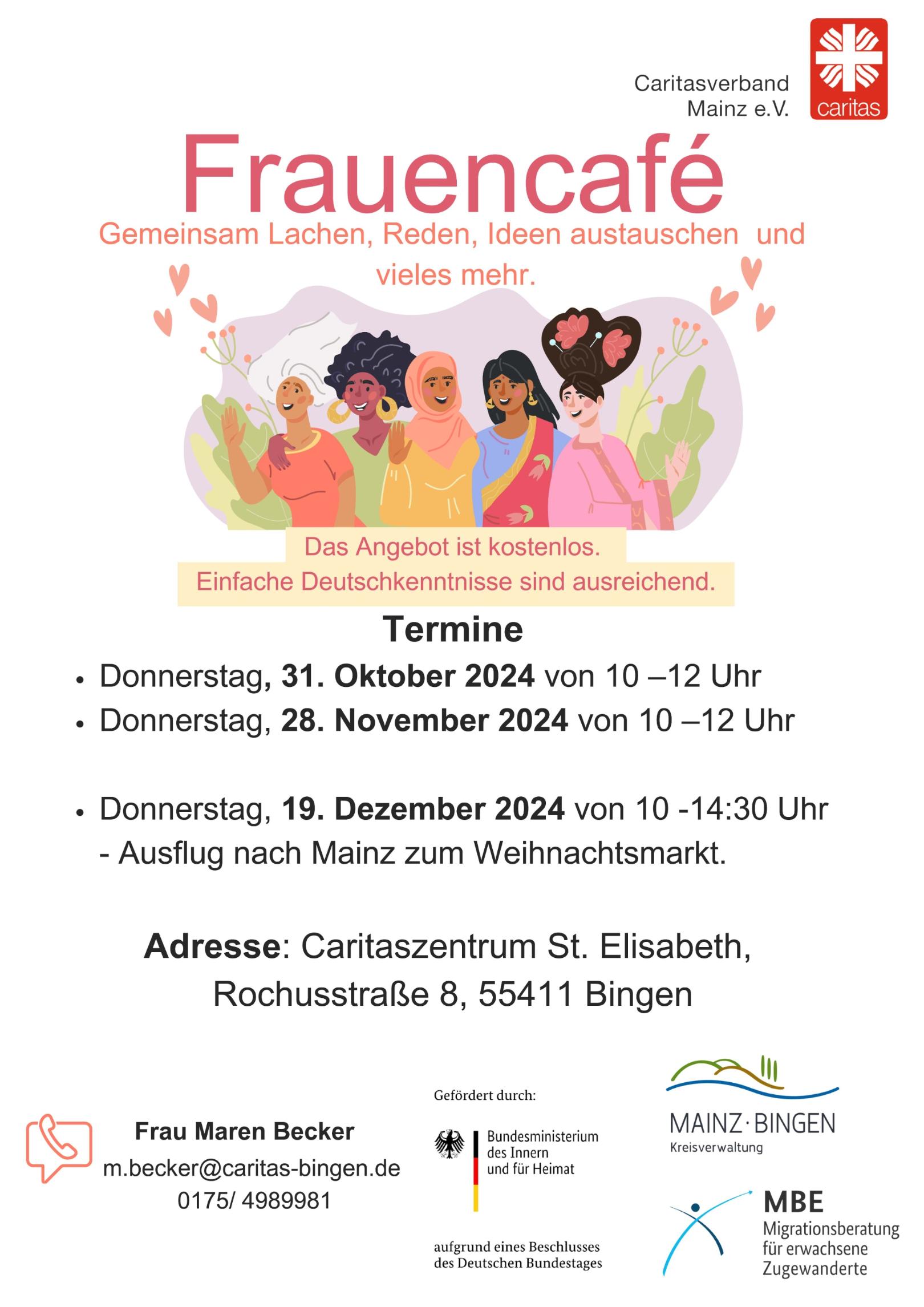 Frauencafé_Caritas (c) Caritasverband Mainz e.V.