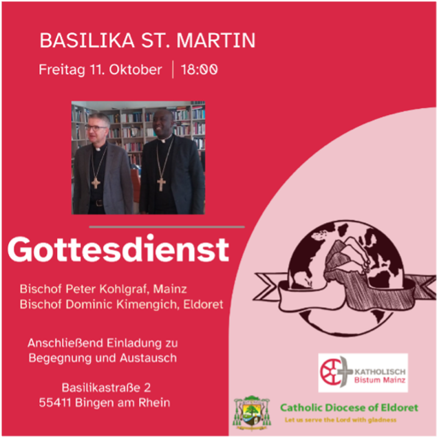 Gottesdienst mit Freunden aus Kenia