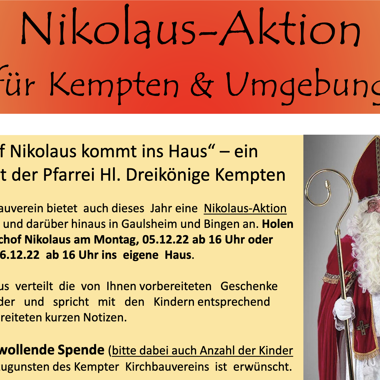 Nikolaus-Aktion (c) PGR Bingen-Kempten