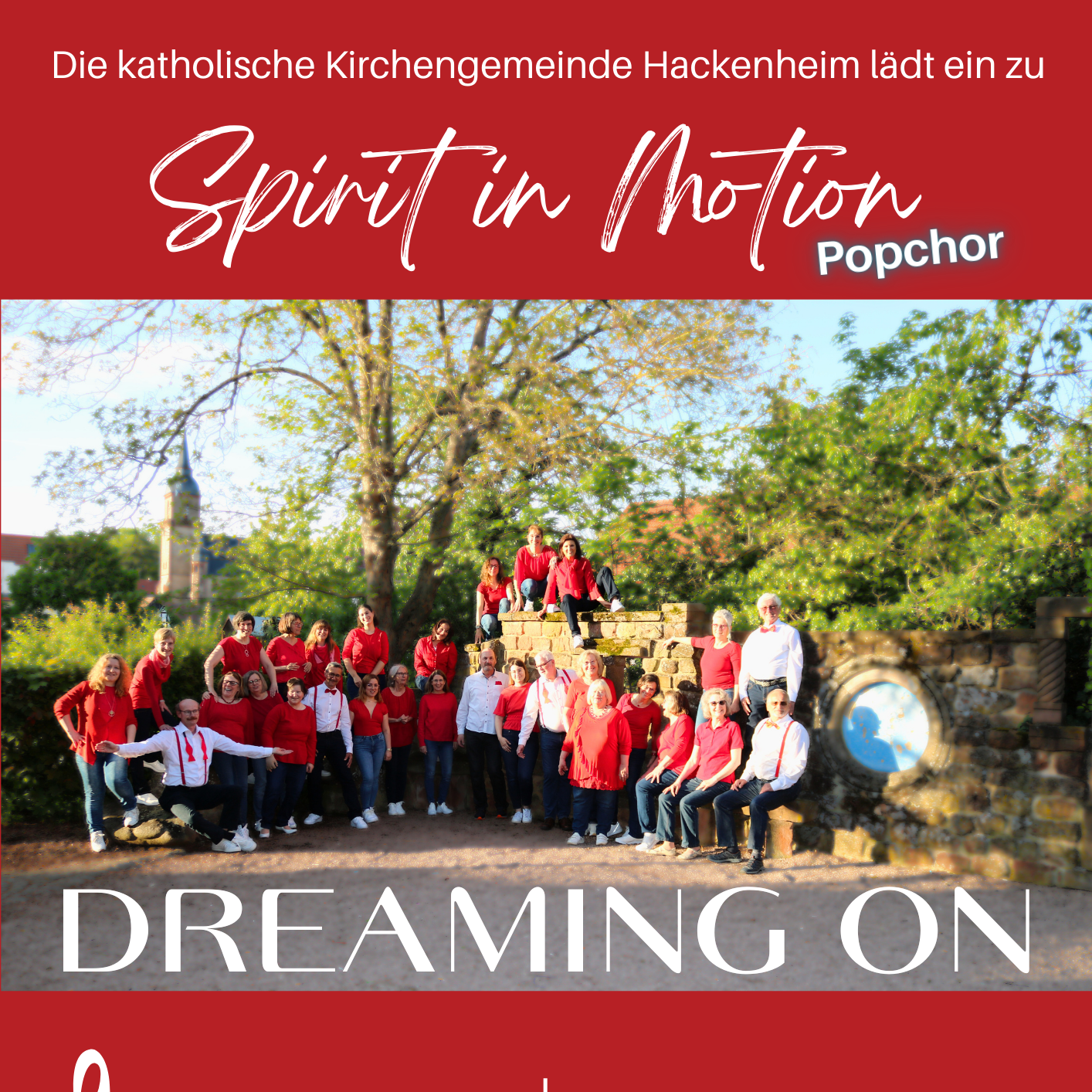 Spirit - Plakat Konzert Dreaming On - 2024