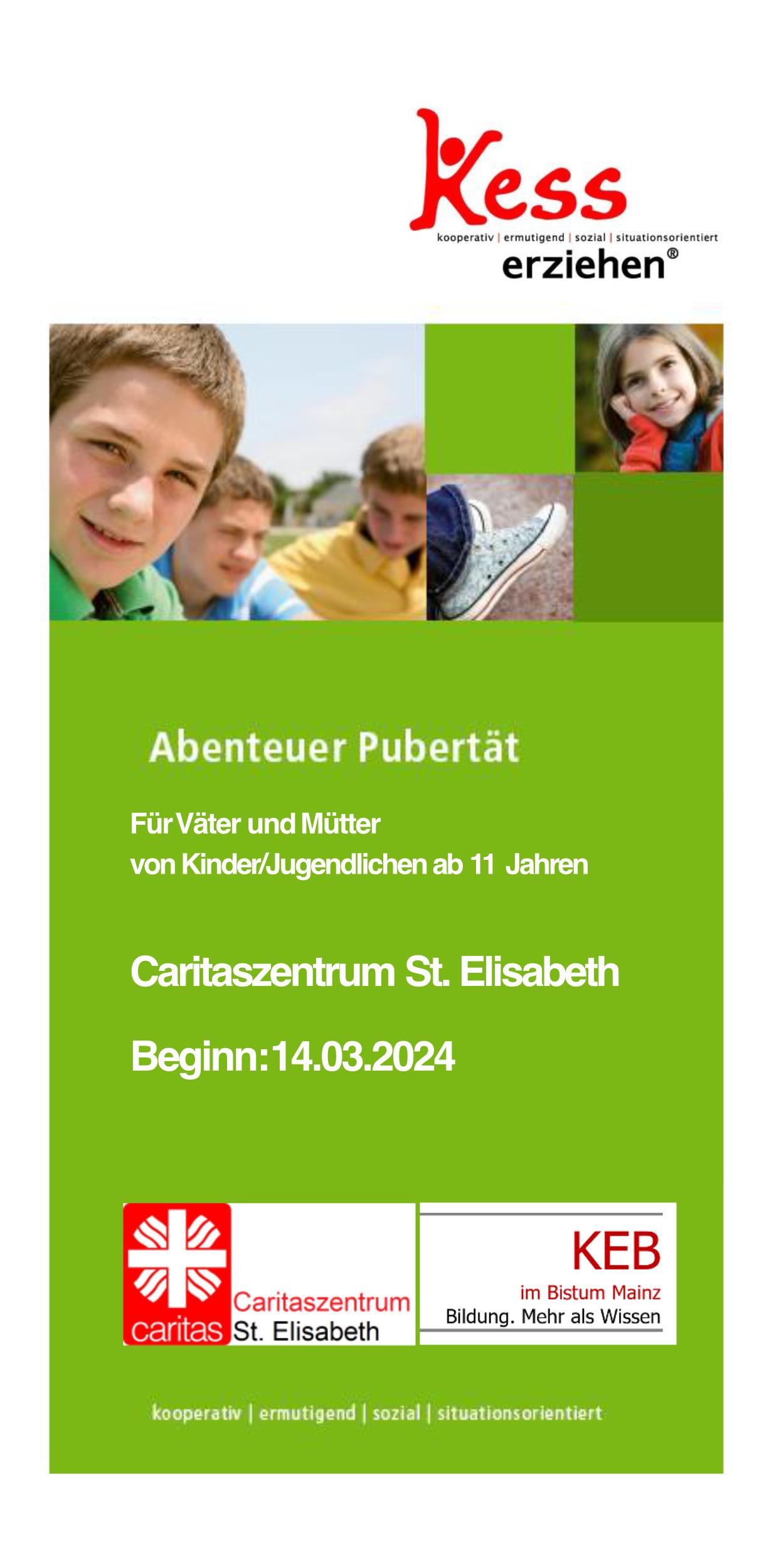 YRP_Flyer Abenteuer Pubertät (c) Kess Koordination im Bistum Mainz