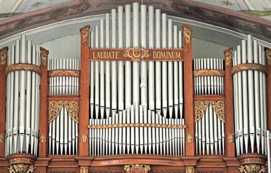 Prospekt der Körferorgel in Bodenheim
