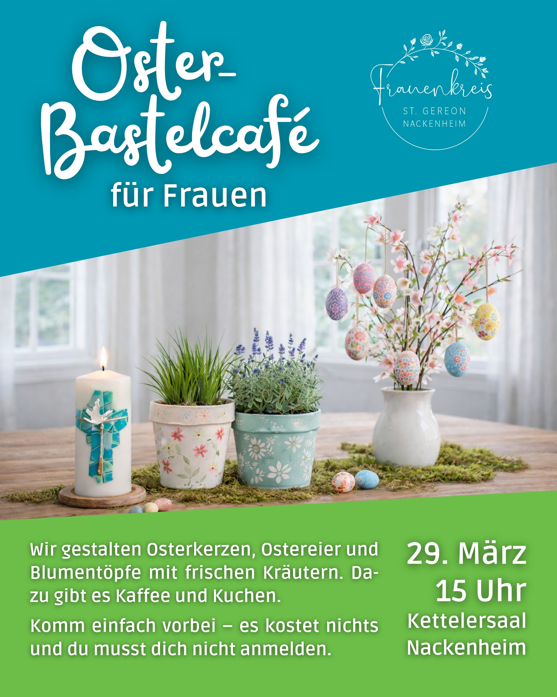 Oster-Bastelcafé des Frauenkreises St. Gereon