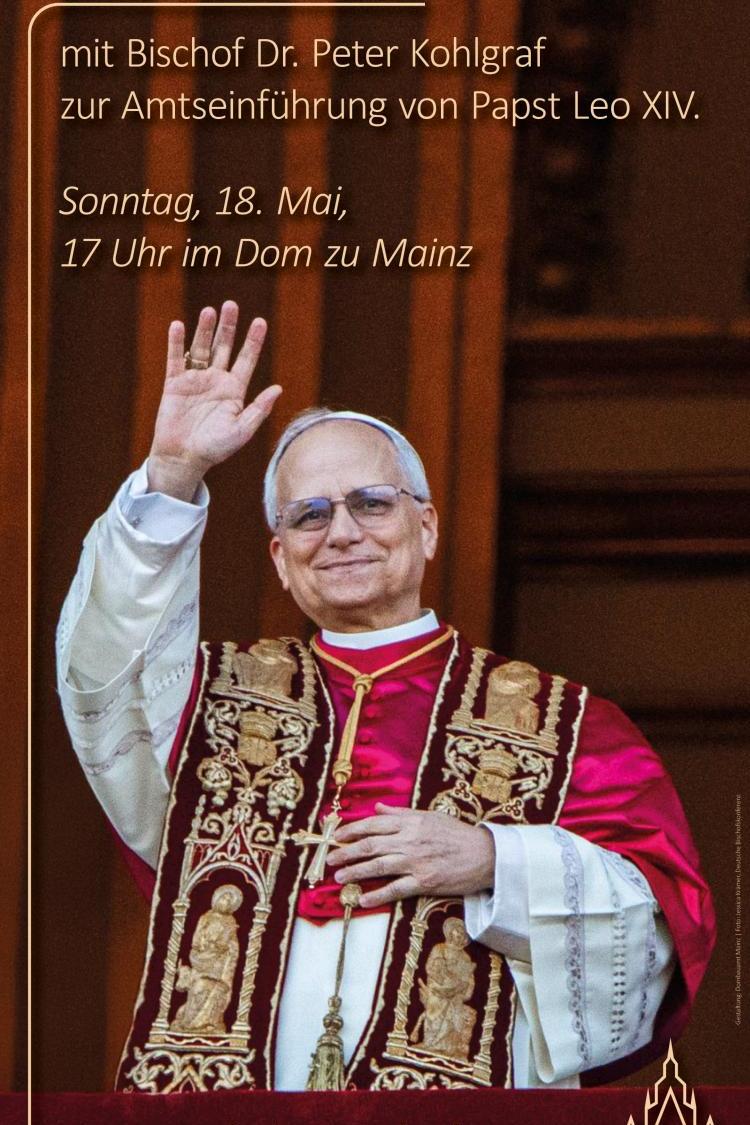 plakat pontifikalamt leo xiv