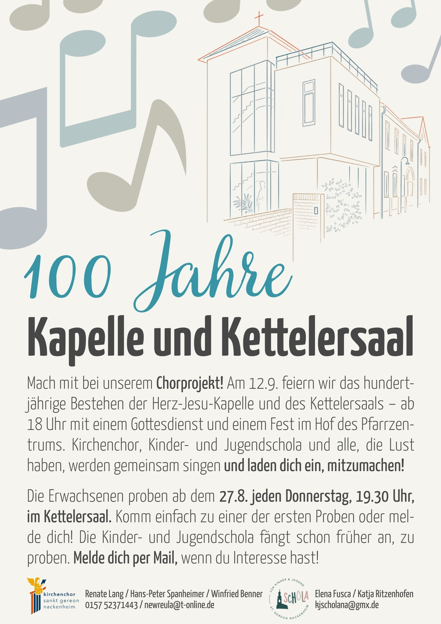 Chorplakat 12.9. (c) Kirchenchor St. Gereon